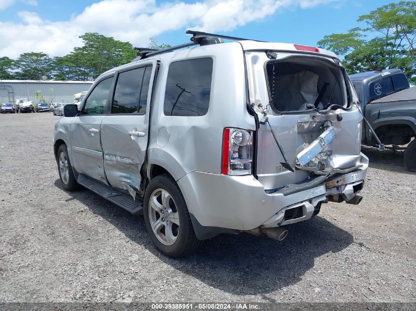 2014 Honda Pilot Ex-L VIN: 5FNYF3H57EB024405 Lot: 39385951