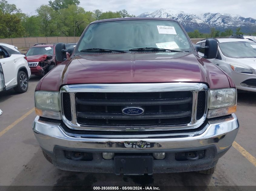 2004 Ford F-250 Lariat/Xl/Xlt VIN: 1FTNW21S24EC29319 Lot: 39385955