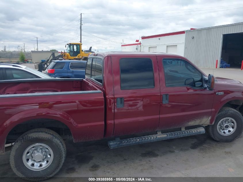 2004 Ford F-250 Lariat/Xl/Xlt VIN: 1FTNW21S24EC29319 Lot: 39385955