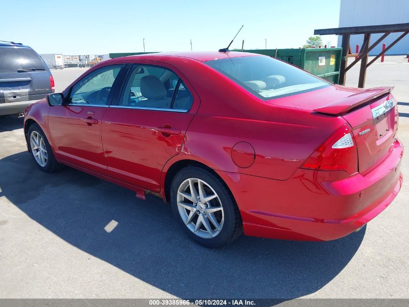 2010 Ford Fusion Sel VIN: 3FAHP0JG8AR352633 Lot: 39385966