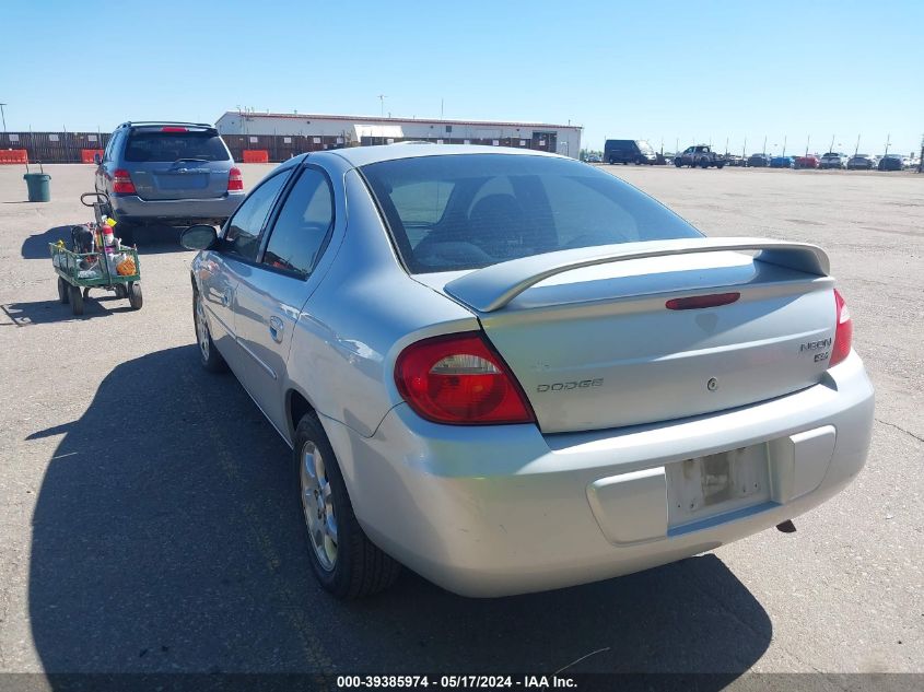 2003 Dodge Neon Sxt VIN: 1B3ES56C33D182967 Lot: 39385974