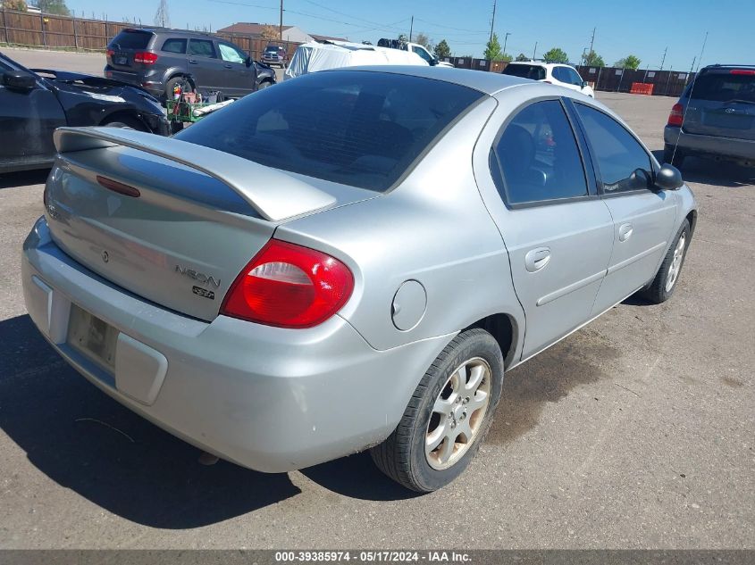 2003 Dodge Neon Sxt VIN: 1B3ES56C33D182967 Lot: 39385974