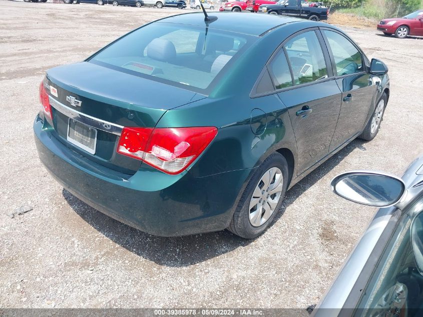 2014 Chevrolet Cruze Ls Auto VIN: 1G1PA5SHXE7208745 Lot: 39385978