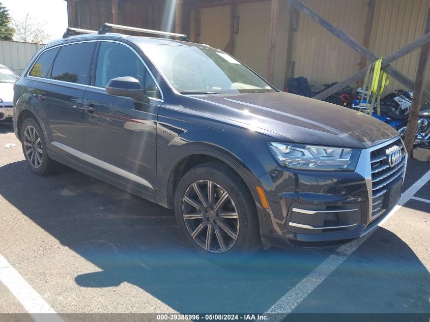 2017 Audi Q7 3.0T Premium VIN: WA1LAAF71HD033981 Lot: 39385996