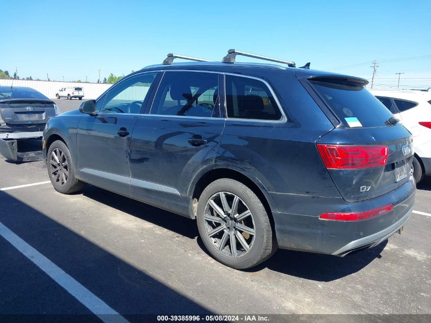 2017 Audi Q7 3.0T Premium VIN: WA1LAAF71HD033981 Lot: 39385996