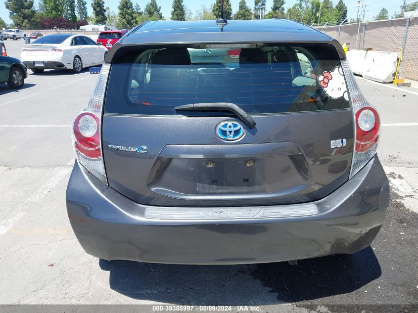 2012 Toyota Prius C Three VIN: JTDKDTB35C1001696 Lot: 39385997