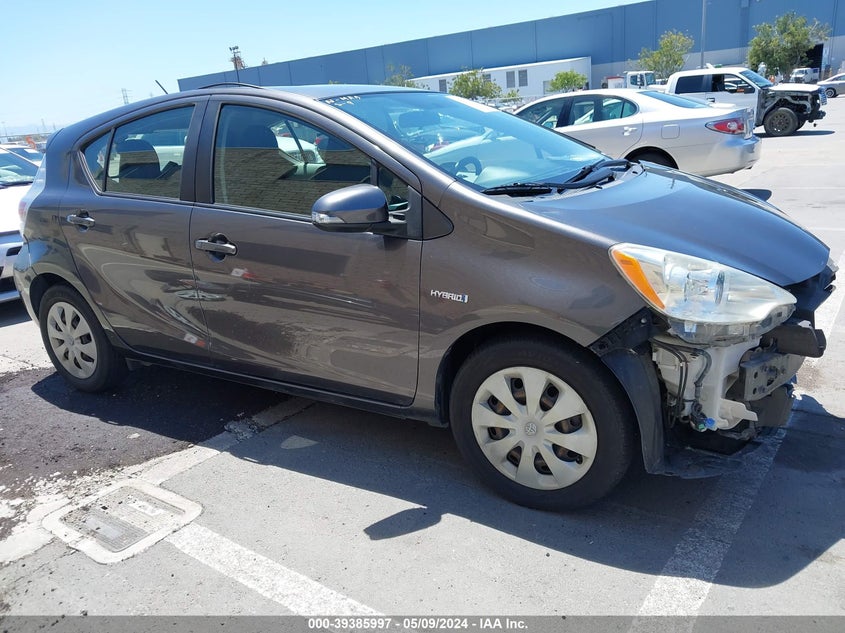 2012 Toyota Prius C Three VIN: JTDKDTB35C1001696 Lot: 39385997