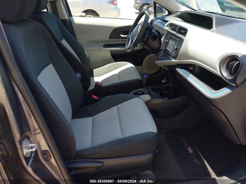 2012 Toyota Prius C Three VIN: JTDKDTB35C1001696 Lot: 39385997