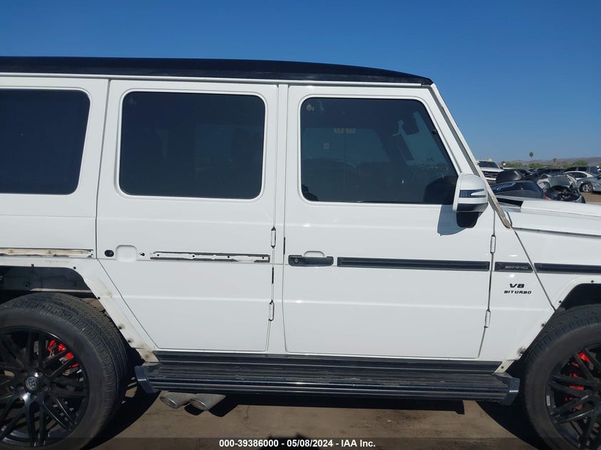 2018 MERCEDES-BENZ AMG G 63 VIN: WDCYC7DH7JX286676