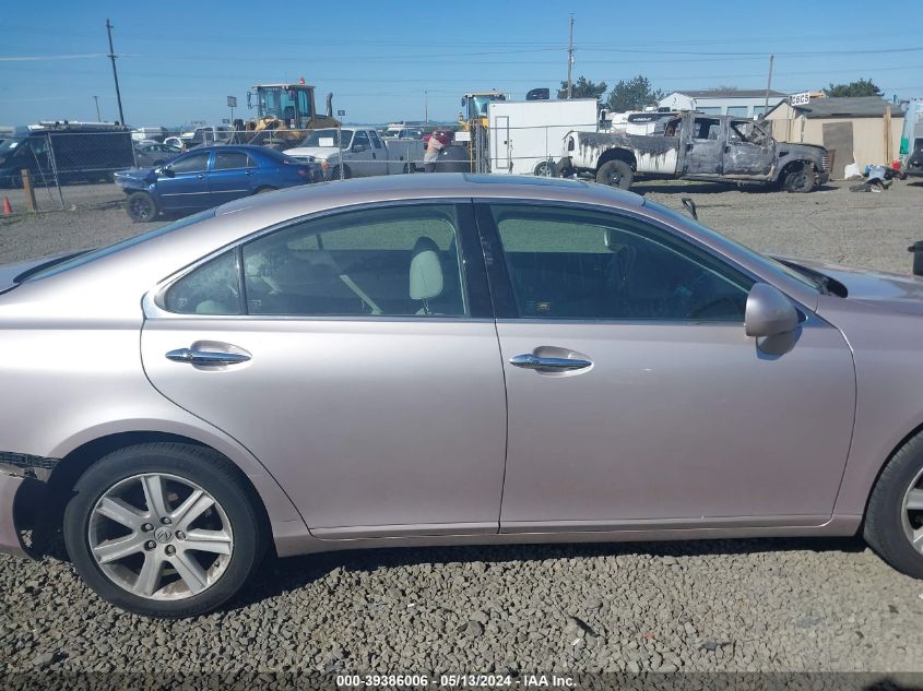 2007 Lexus Es 350 VIN: JTHBJ46G872075186 Lot: 39386006