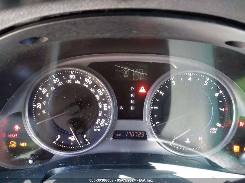 2008 Lexus Is 250 VIN: JTHBK262282070962 Lot: 39386009