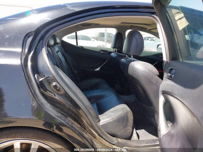 2008 Lexus Is 250 VIN: JTHBK262282070962 Lot: 39386009