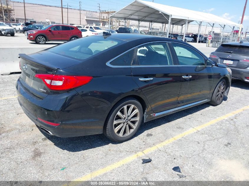 2016 Hyundai Sonata Limited VIN: 5NPE34AF2GH353635 Lot: 39386022