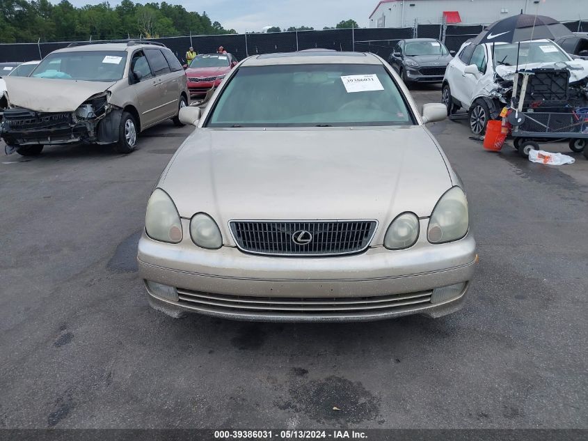 2000 Lexus Gs 400 VIN: JT8BH68X7Y0025428 Lot: 39386031