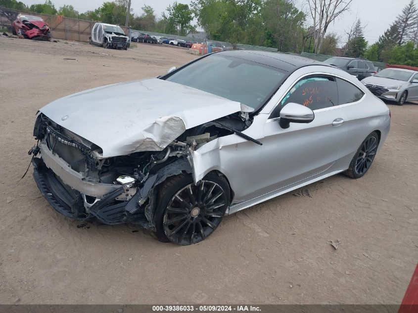 WDDWJ4JB3HF383672 2017 MERCEDES-BENZ C CLASS - Image 2