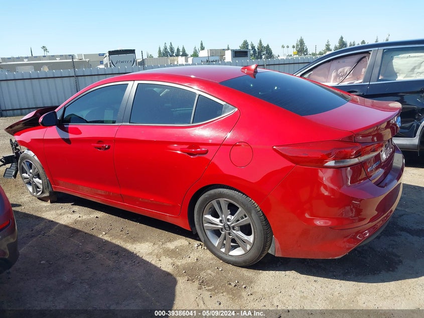 VIN KMHD84LF8HU354611 2017 HYUNDAI ELANTRA VALUE EDITION