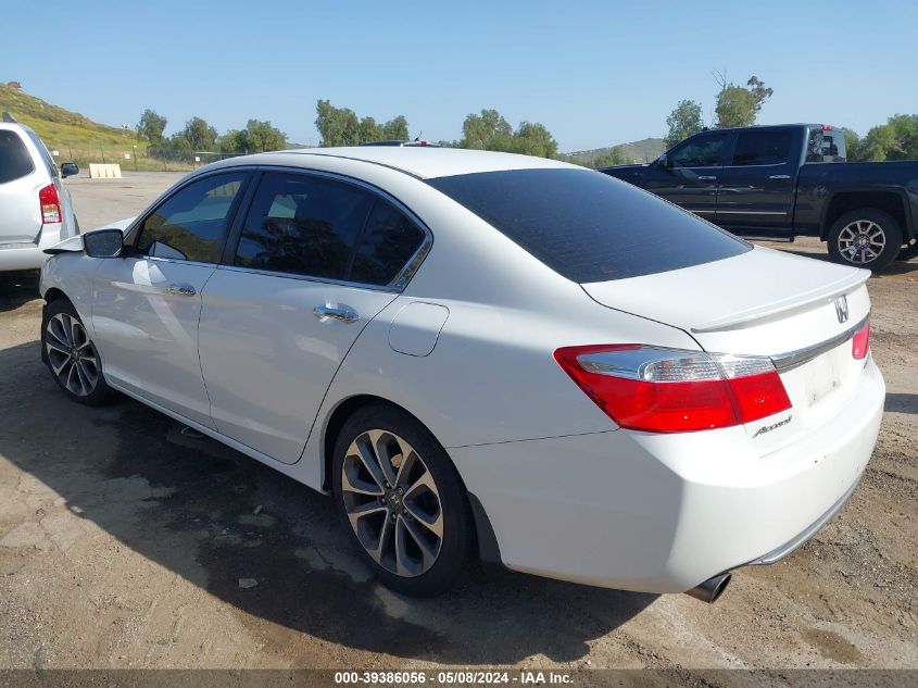 2014 Honda Accord Sport VIN: 1HGCR2F56EA190150 Lot: 39386056