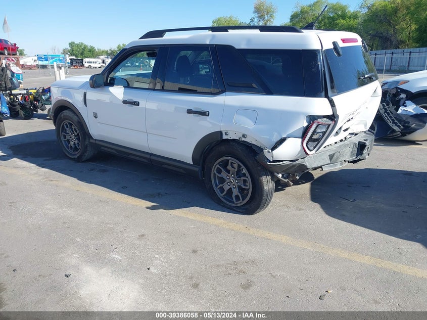 2022 Ford Bronco Sport Big Bend VIN: 3FMCR9B65NRE35690 Lot: 39386058