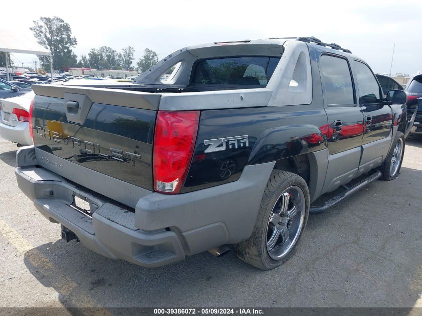 2002 Chevrolet Avalanche 1500 VIN: 3GNEC13T82G260046 Lot: 39386072