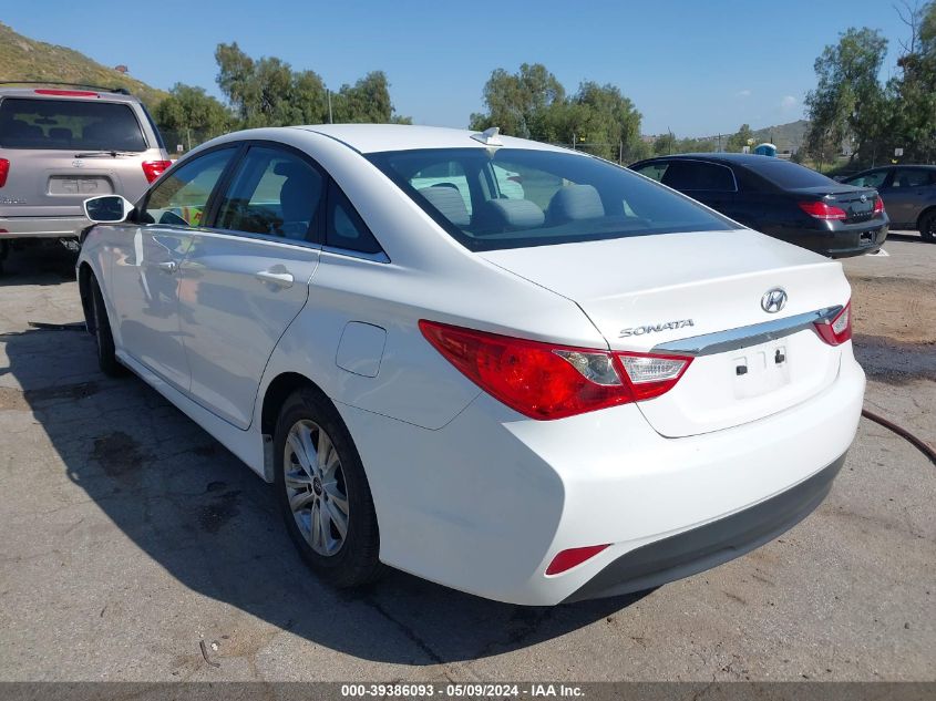 2014 Hyundai Sonata Gls VIN: 5NPEB4AC9EH919313 Lot: 39386093