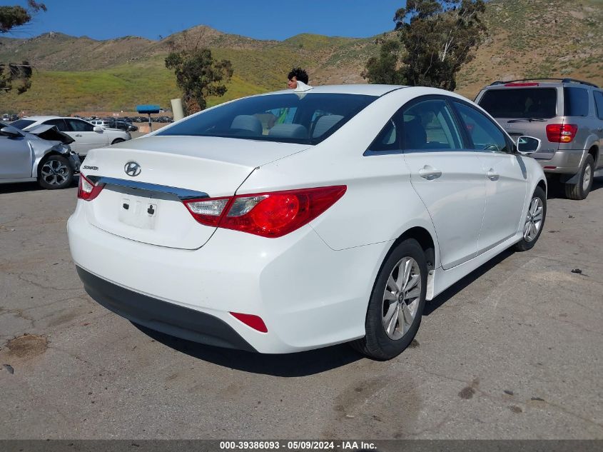 2014 Hyundai Sonata Gls VIN: 5NPEB4AC9EH919313 Lot: 39386093