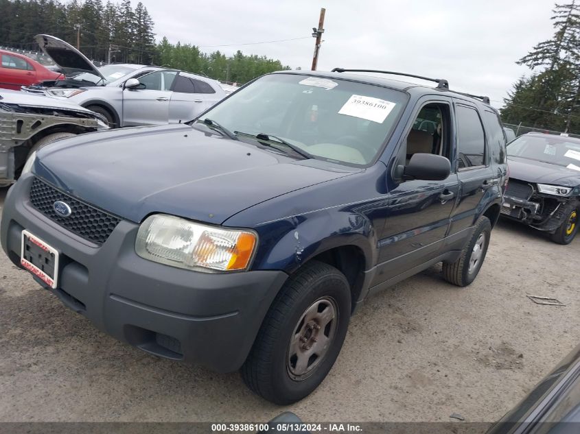 2003 Ford Escape Xls VIN: 1FMYU92173KA77552 Lot: 39386100