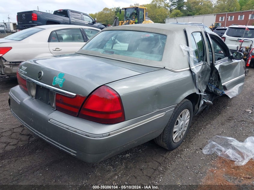 2004 Mercury Grand Marquis Gs VIN: 2MEFM74W24X678535 Lot: 39386104