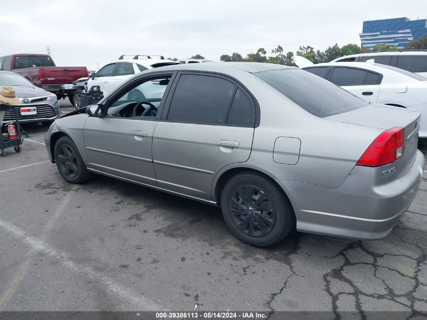 2004 Honda Civic Lx VIN: 2HGES16524H634504 Lot: 39386113