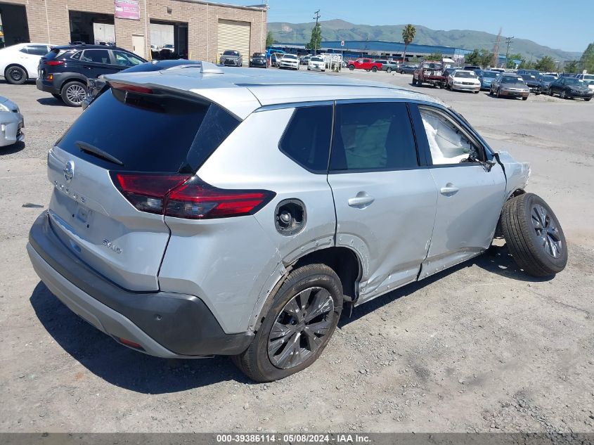 2021 Nissan Rogue Sv Intelligent Awd VIN: 5N1AT3BB1MC770123 Lot: 39386114