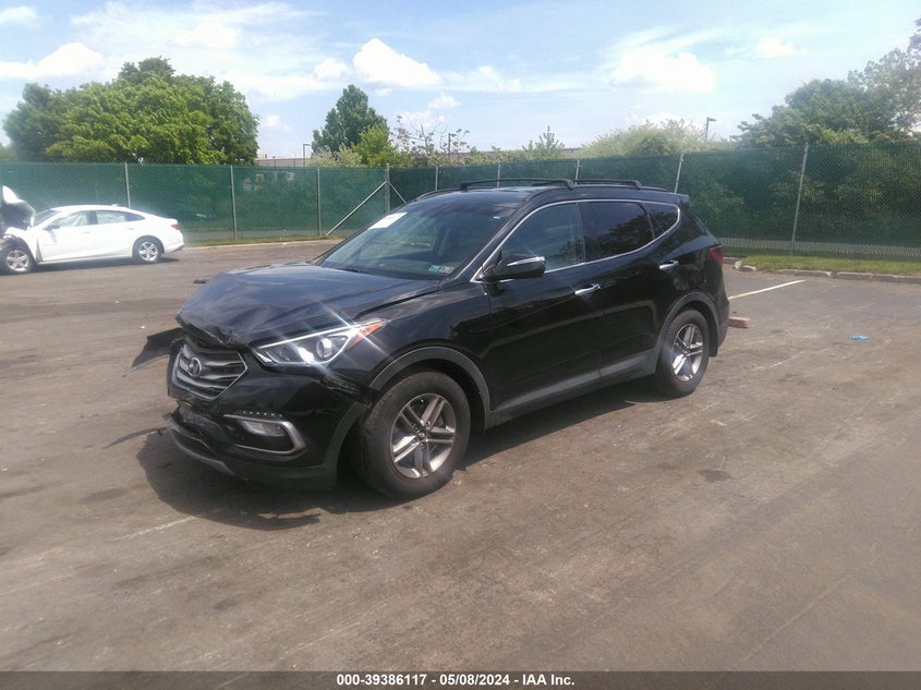 VIN 5NMZUDLB4JH057657 2018 HYUNDAI SANTA FE SPORT 2.4L