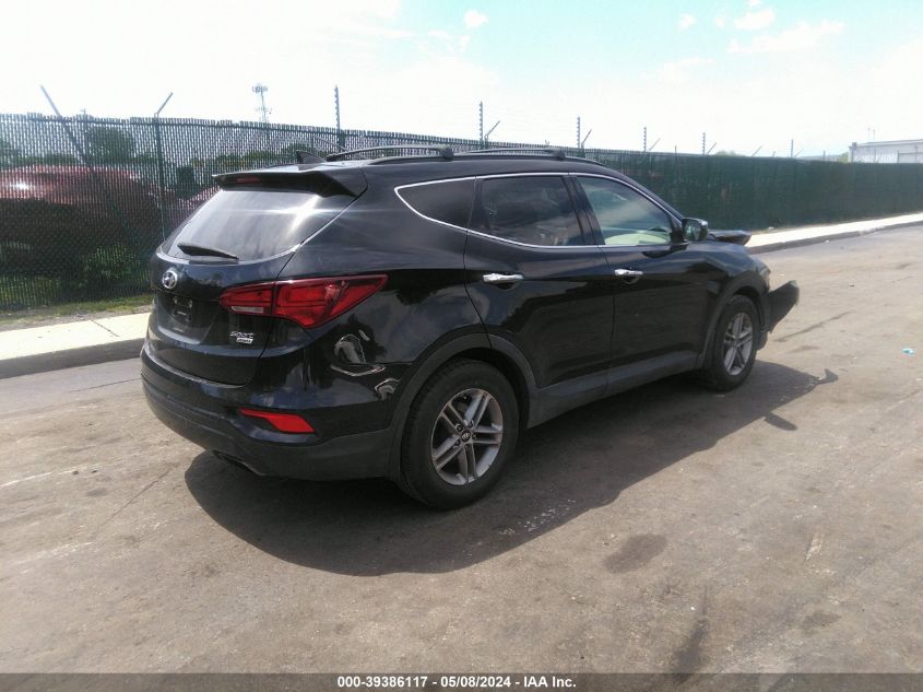 2018 Hyundai Santa Fe Sport 2.4L VIN: 5NMZUDLB4JH057657 Lot: 39386117