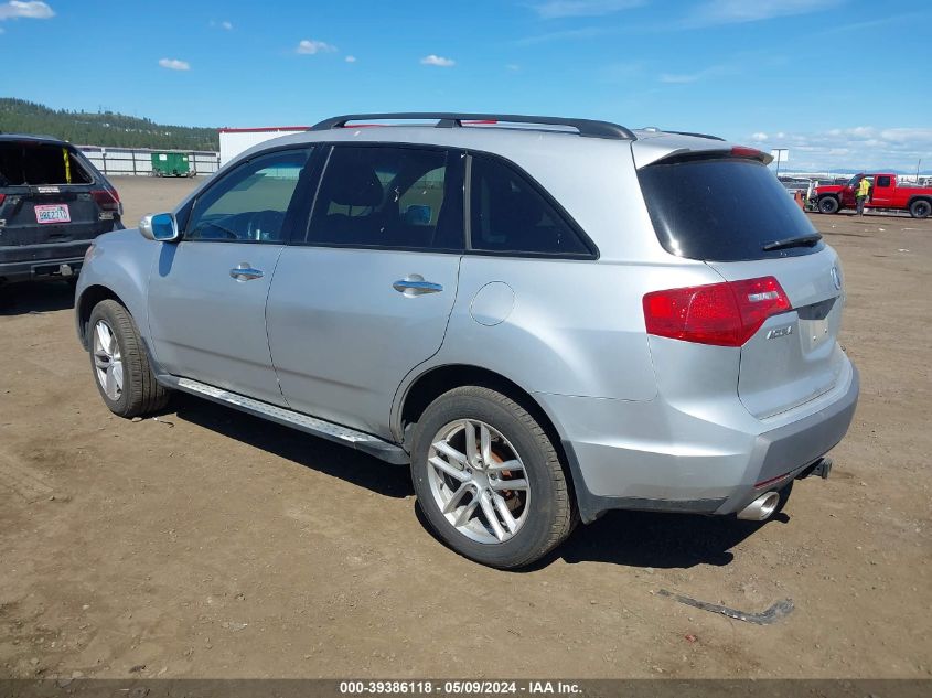 2008 Acura Mdx Technology Package VIN: 2HNYD28348H502612 Lot: 39386118