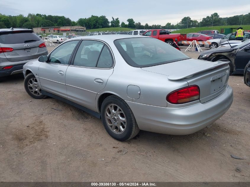 2000 Oldsmobile Intrigue Gls VIN: 1G3WX52H4YF275000 Lot: 39386130