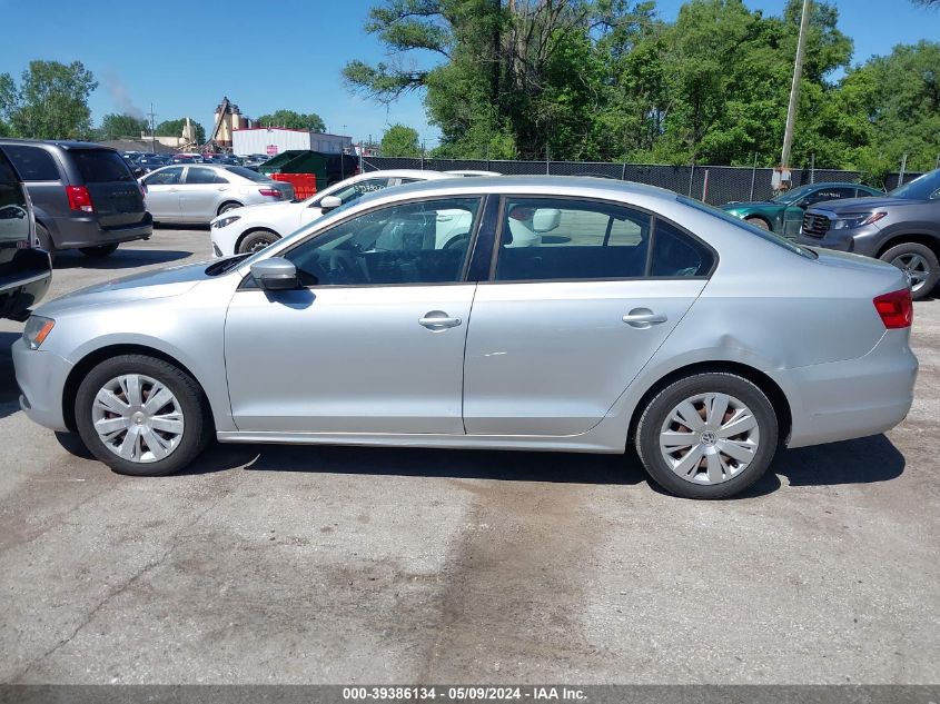 2012 Volkswagen Jetta 2.5L Se VIN: 3VWDX7AJ7CM351970 Lot: 39386134