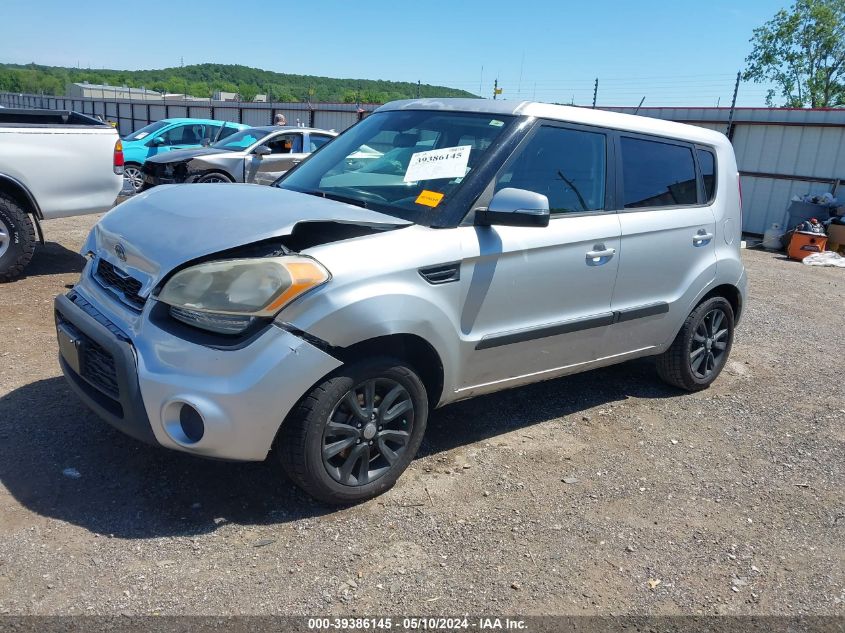 2012 Kia Soul + VIN: KNDJT2A67C7470175 Lot: 39386145