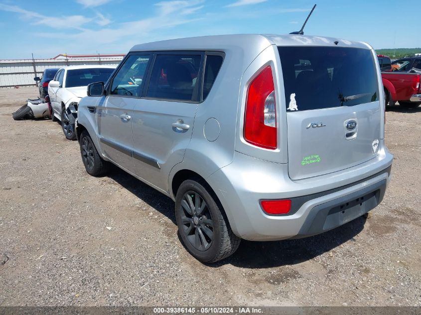 2012 Kia Soul + VIN: KNDJT2A67C7470175 Lot: 39386145