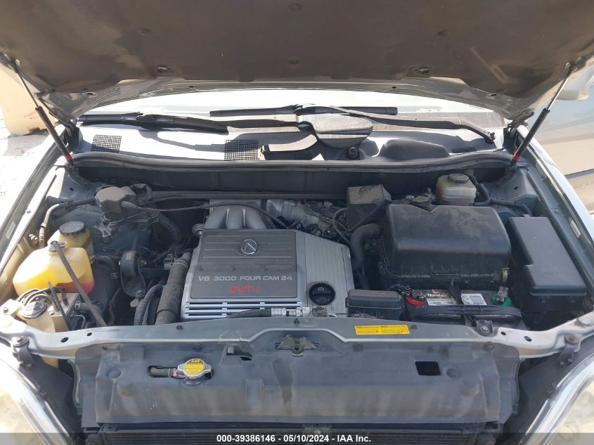 2002 Lexus Rx 300 VIN: JTJHF10UX20290046 Lot: 39386146