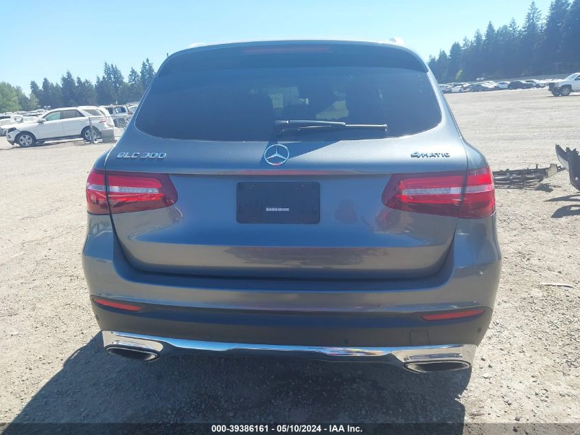 2018 Mercedes-Benz Glc 300 4Matic VIN: WDC0G4KB5JV074529 Lot: 39386161