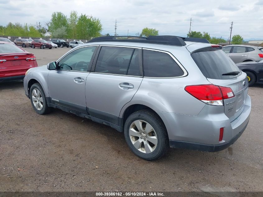 2012 Subaru Outback 2.5I Premium VIN: 4S4BRCBCXC1206699 Lot: 39386162