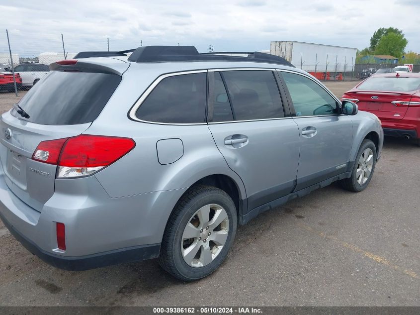 2012 Subaru Outback 2.5I Premium VIN: 4S4BRCBCXC1206699 Lot: 39386162