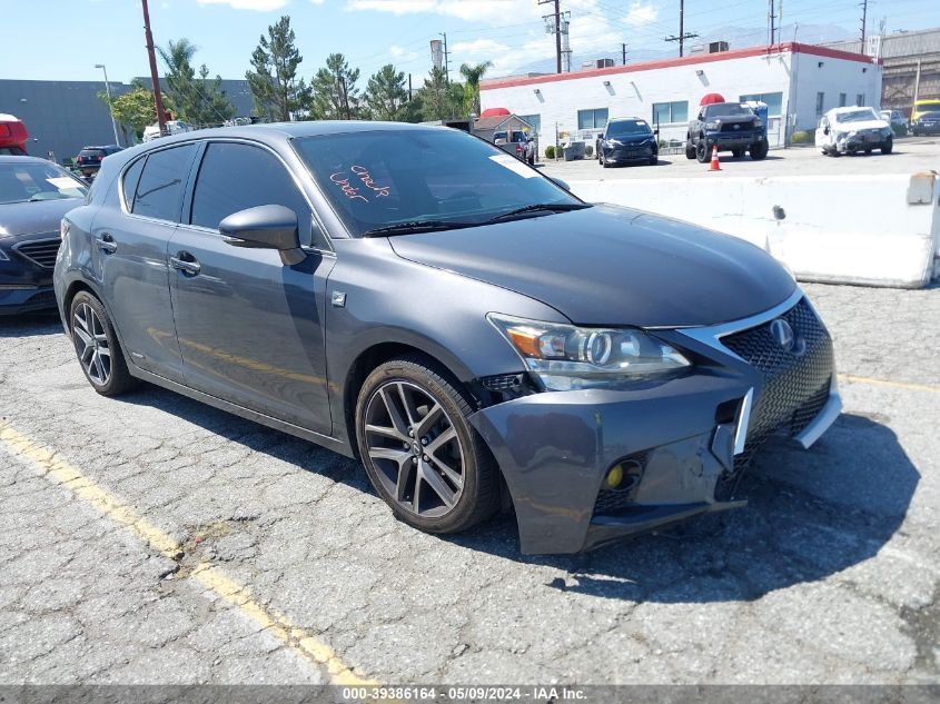 2013 Lexus Ct 200H VIN: JTHKD5BH4D2170240 Lot: 39386164