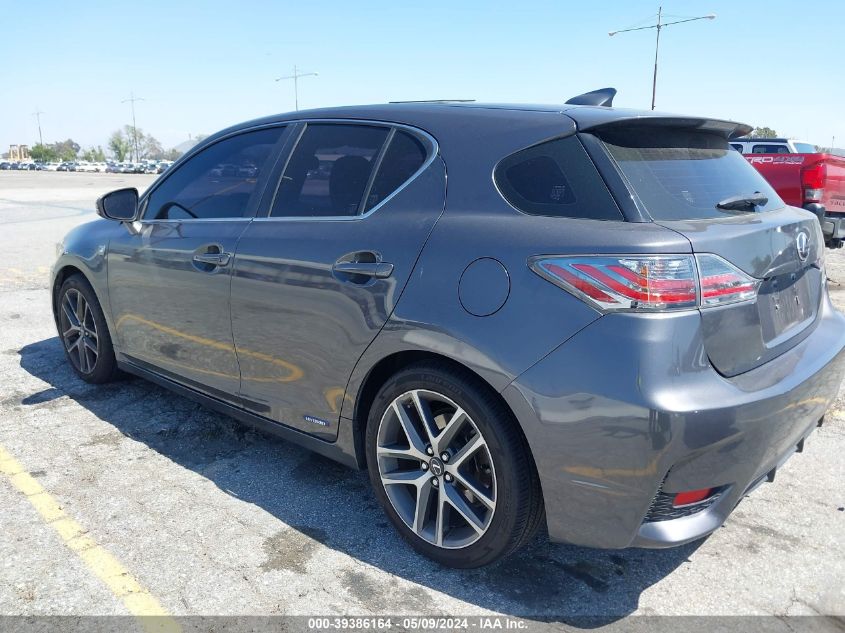 2013 Lexus Ct 200H VIN: JTHKD5BH4D2170240 Lot: 39386164