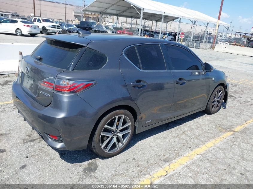 2013 Lexus Ct 200H VIN: JTHKD5BH4D2170240 Lot: 39386164