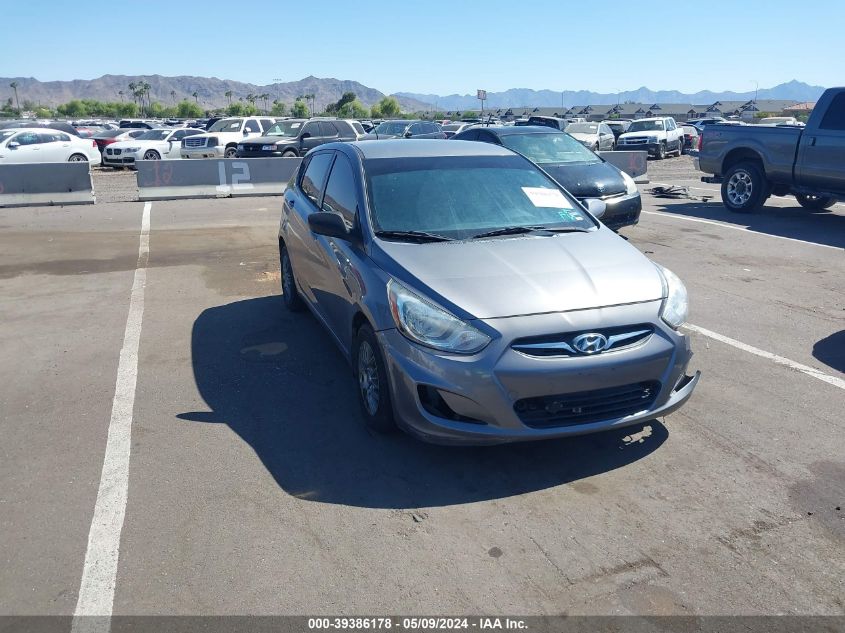 2014 Hyundai Accent Gs VIN: KMHCT5AE3EU171753 Lot: 39386178