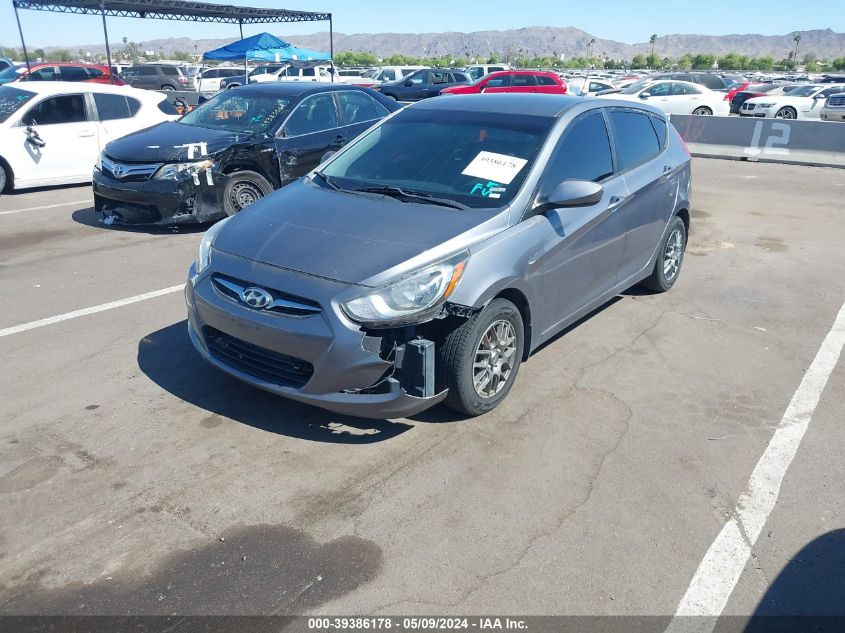 2014 Hyundai Accent Gs VIN: KMHCT5AE3EU171753 Lot: 39386178