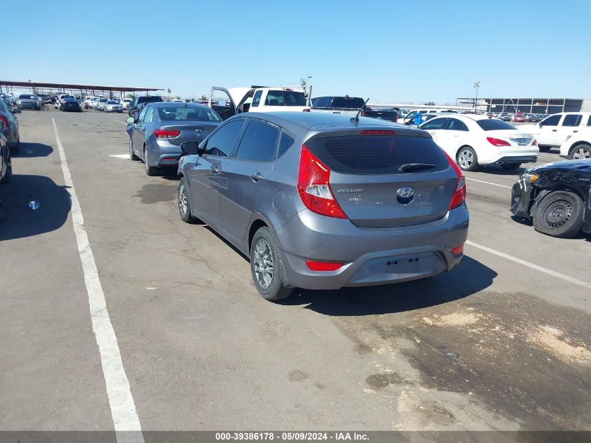 2014 Hyundai Accent Gs VIN: KMHCT5AE3EU171753 Lot: 39386178