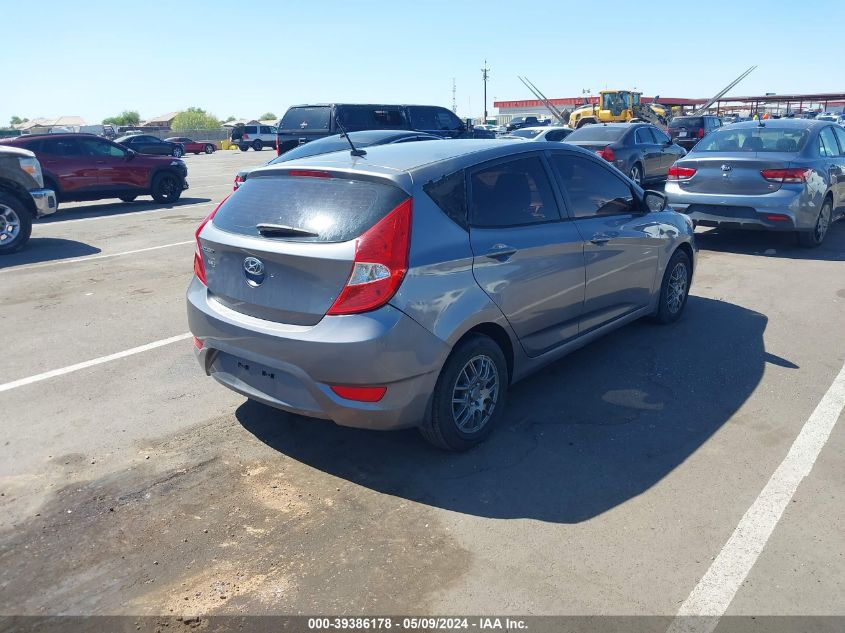 2014 Hyundai Accent Gs VIN: KMHCT5AE3EU171753 Lot: 39386178