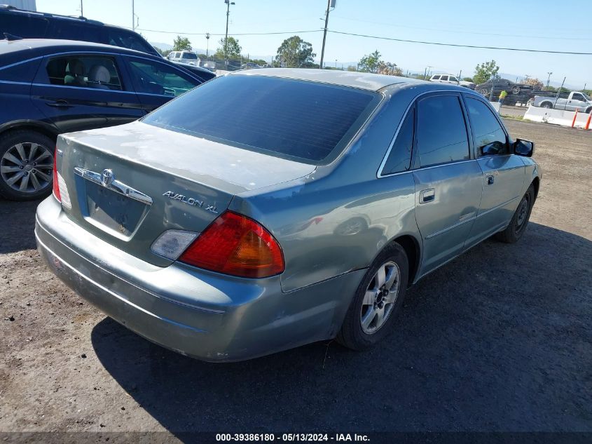 2000 Toyota Avalon Xl VIN: 4T1BF28B1YU029967 Lot: 39386180