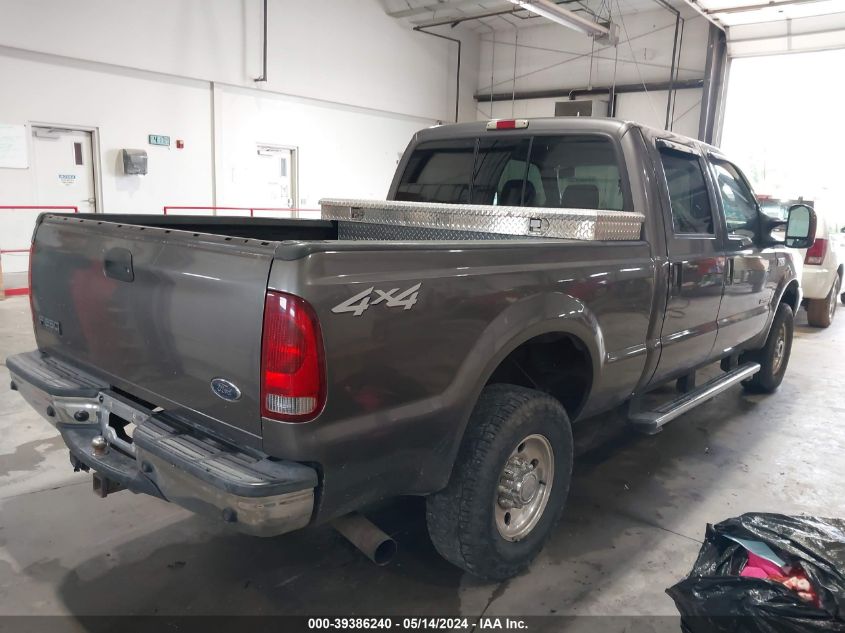 2004 Ford F-250 Lariat/Xl/Xlt VIN: 1FTNW21P04EC72374 Lot: 39386240