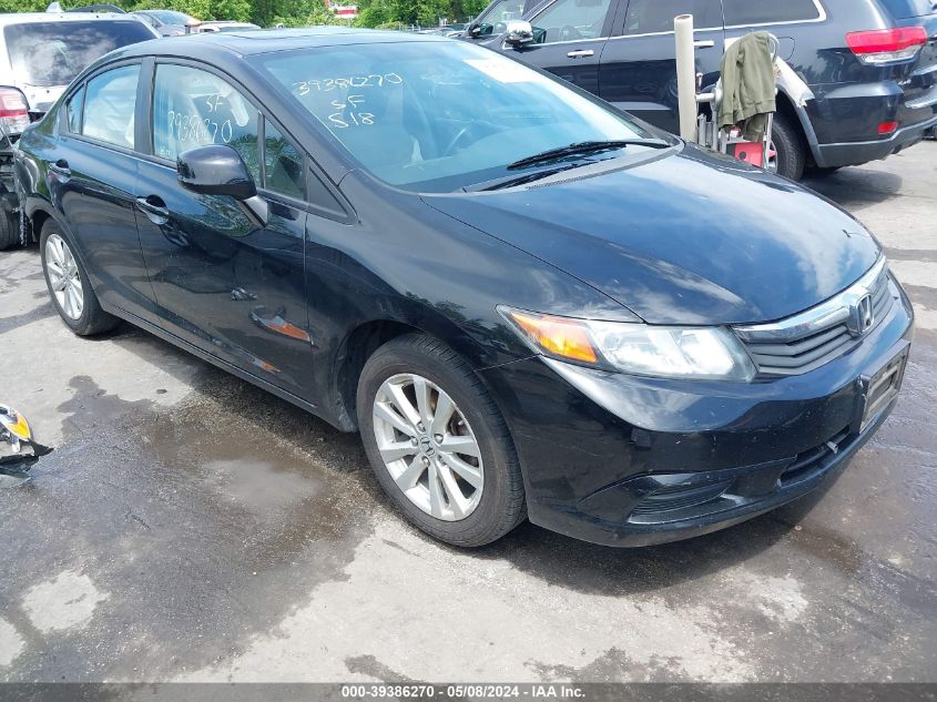 2012 Honda Civic Ex-L VIN: 19XFB2F95CE337698 Lot: 39386270